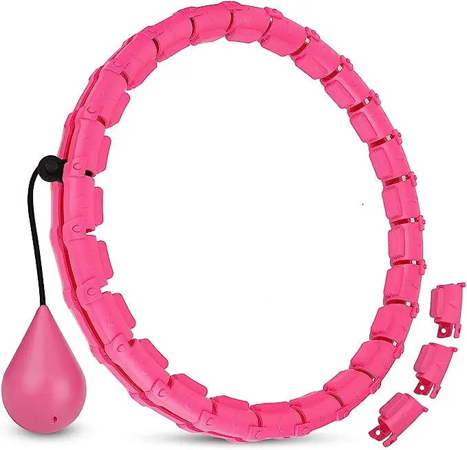 24 Sections Smart Sport Hoop Adjustable Thin Waist Massager Exercise Gym Circle Ring Fitness Equipment Waist Easy Weight Loss