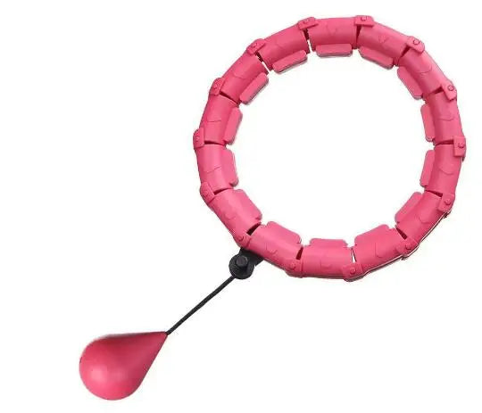 24 Sections Smart Sport Hoop Adjustable Thin Waist Massager Exercise Gym Circle Ring Fitness Equipment Waist Easy Weight Loss